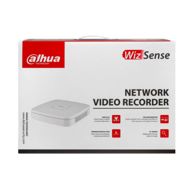 IP-відеореєстратор 4-канальний Dahua DHI-NVR2104-I2 з AI функціями для систем відеонагляду